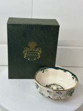 Ironstone Mason's Chartreuse Green Gold Bowl 