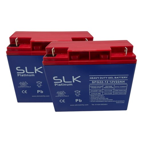 Pair 12v 22ah - x, (17ah