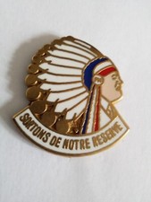 Pin's Le Pen, FN National Front, Indian White Cartridge