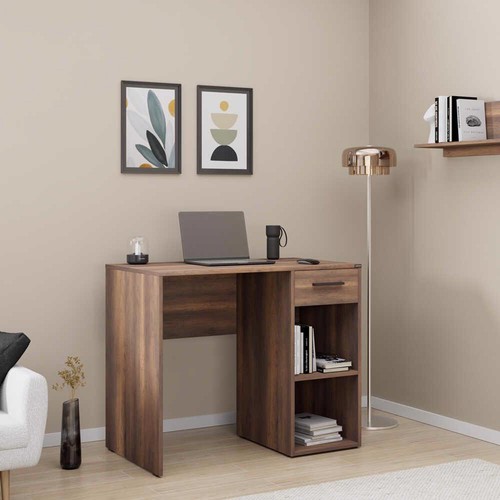 Walnut study desk drawer - study,