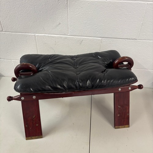 Moroccan camel saddle - moroccan, stool
