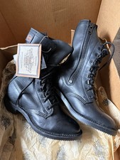 Harley-Davidson  Womens Black Leather Motorcycle Boots uk 4.5 GoodYear Welt