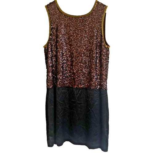 Silk sequin dress - sequin, 38"