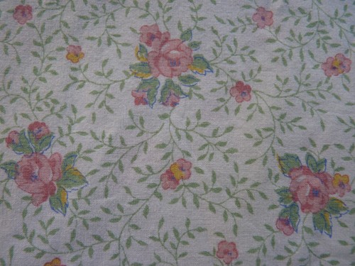 Old vintage french fabric - vintage,