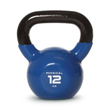 12kg blue cast iron kettlebell