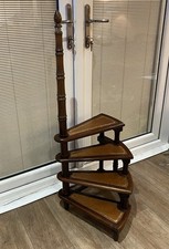 Mahogany Library Steps Solid