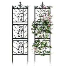 XXL-Large Garden Trellis Metal Plant Support Climbing Trellises Privacy Frame