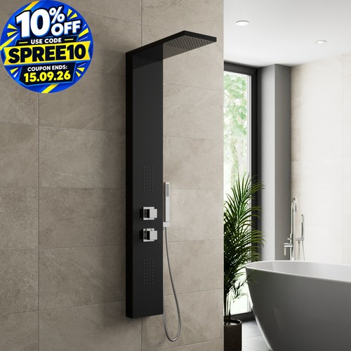 Thermostatic shower panel - thermostatic,