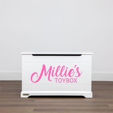 Personalised Toy Box Name