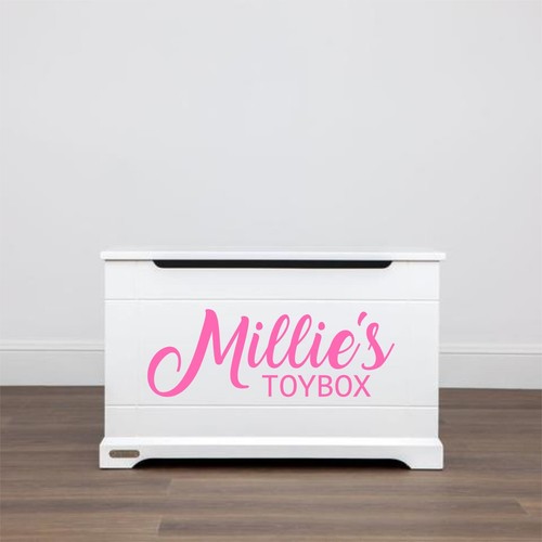 Personalised toy box name - box,