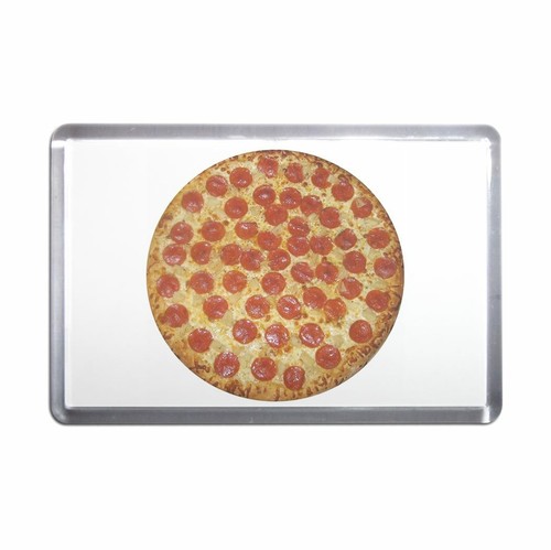 Pepperoni pizza plastic fridge - pepperoni,