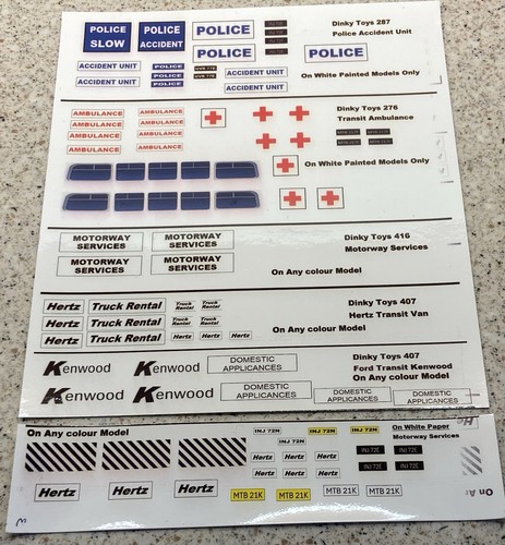 Water slide decals for - slide,