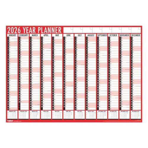 2026 year planner size - year,