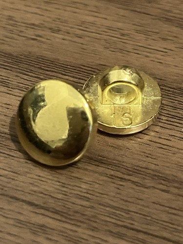 Warm gold tone 10mm - 10mm, (16l)