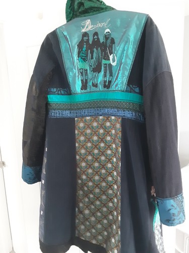 Desigual women coat - coat, black