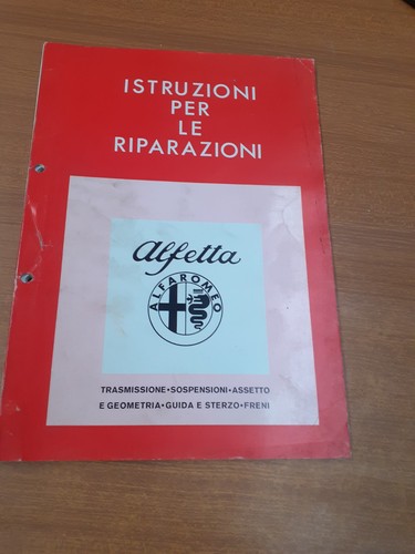 Alfa romeo alfetta - alfa, catalog