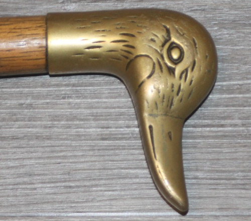 Vintage solid brass duck head - vintage,