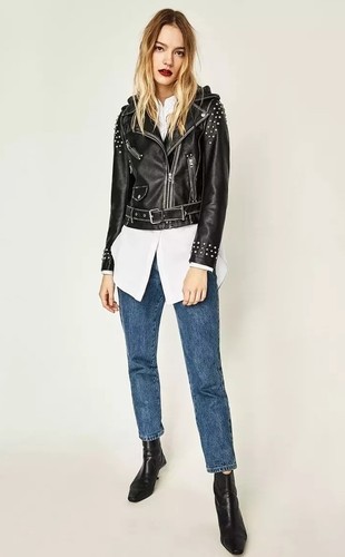 Nwts zara woman moto - zara,