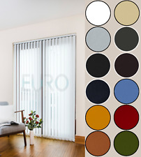 Vertical Blind Slats Replacement Louvres 89mm - 3.5 inch - Plain Made to Measure