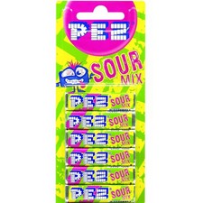 18x PEZ Sour Mix Candy Refill