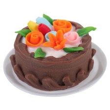 3X(Tiny Food  Fake Cake Artificial Cupcake Model Vintage Decor Cake8659