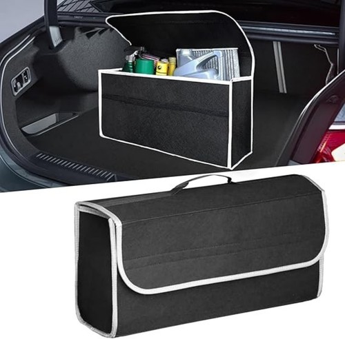 Black collapsible car boot - car,