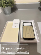 RIMOWA Titanium Aluminium iPhone 17 Pro Case –  UK Retail – Sold out online