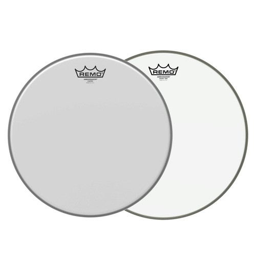 Remo ambassador coated snare - remo,