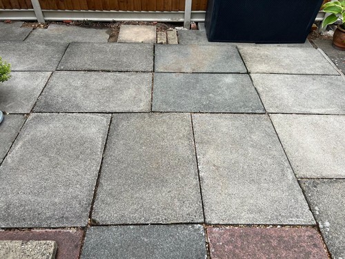 Council paving slabs - paving,