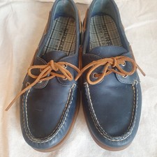Mens Navy & Tan Sperry Top