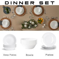 Dinnerware Plate Bowl White