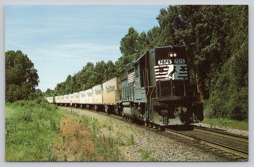 Postcard railroad norfolk - postcard,
