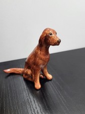 Rare Vintage Handpainted Red