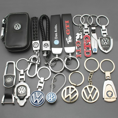 Metal keyring pendant - vw,