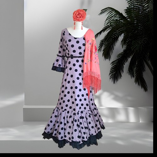 Spanish ladies flamenco feria - flamenco,