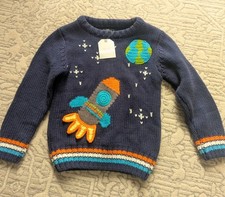 Next direct Boys Size 2-3 Rocket Sweater Nwt