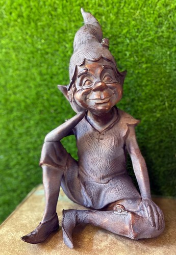 Pixie sitting garden ornament - garden,