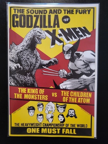 Godzilla men lee - godzilla, x-men