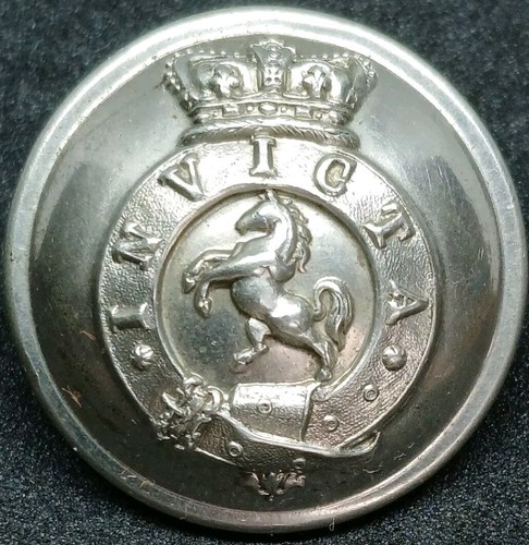 East kent militia 24mm button - kent,