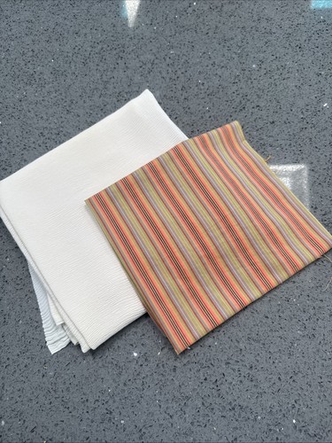 Two vintage material remnants - two,