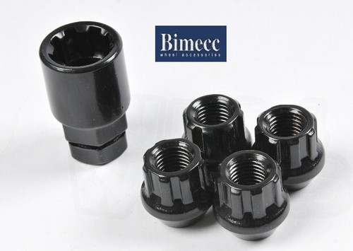 Alloy wheel open locking nuts - open,