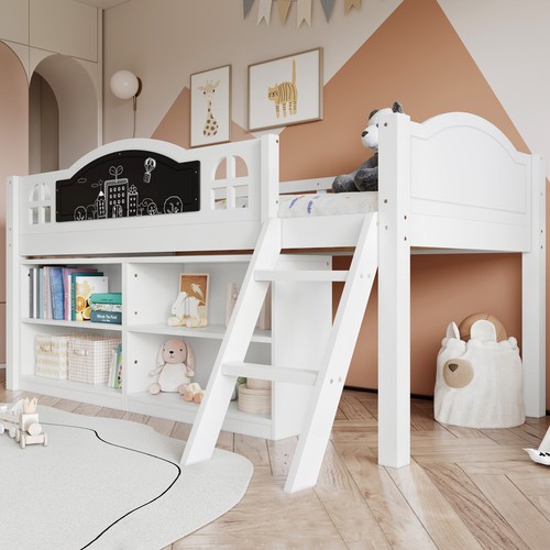 3ft single wooden bed - wooden, frame