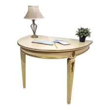 Antique vintage carved D table