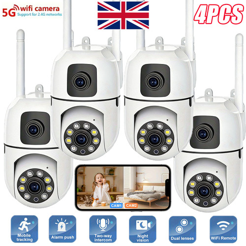 4pcs outdoor security - security, ip