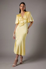 Coast Yellow Maxi Dress Womens