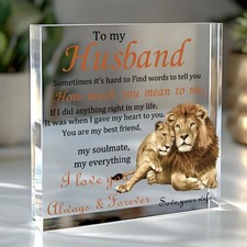 Gifts for Husband Romantic Plaque Husband Christmas Birthday Anniversary Gift