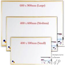 Magnetic White Boards Dry Wipe Small Medium Large Office School Drawing Board 