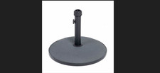 Round Concrete Parasol Base Grey - grade B return RRP £32.99