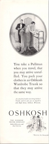 Oshkosh vintage 1925 print - print, ad
