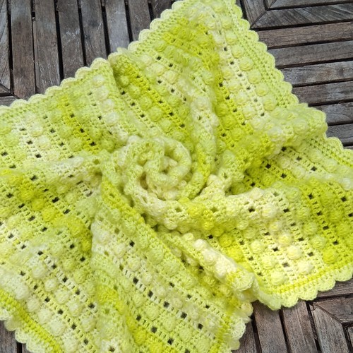 Handmade crochet baby blanket - baby,